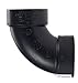 Charlotte Pipe Elbow Abs/Dwv 1-1/2 " 90 Deg. Black