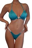 Women's NPC Ifbb Competition Bikini Suits Rhinestone Custom