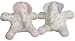 Under the Nile Organic Cotton Elephant - Blue Dots