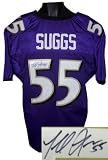 Terrell Suggs signed Baltimore Ravens Purple Prostyle Jersey- JSA Hologram