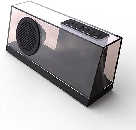 Clearance! Blue Melody USB Portable Bluetooth Stereo Speaker with Enhanced Bass Resonator, FM Radio, Built-in Mic, LED Display, clock, Black