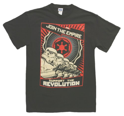 Star Wars Join the Empire Support the Revolution Men's Black T-shirt
