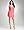 Back Cutout Shine Bodycon Dress - GERANIUM (P/S)