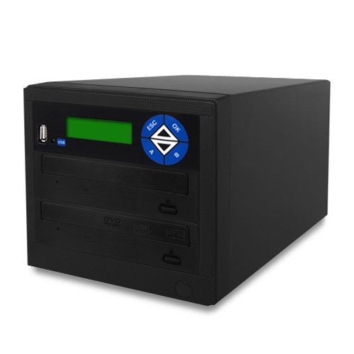 Spartan Duo 1 Target SATA DVD Duplicator with USB Slot D01-SDSP (Black)