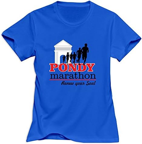 RoyalBlue Short-Sleeve Marathon Shirt For Women Size XS