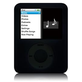 Simplism iPod nano(3rd)用シリコンケース(ブラック) TR-SCNN3-BK