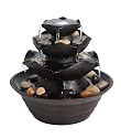 Bond Y98885 Quinn 8.5 inch Tabletop Fountain with Stones