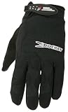 Joe Rocket Crew Mens Motorcycle Gloves Black/Black M