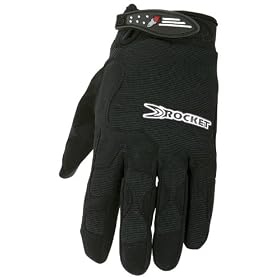 Joe Rocket Crew Mens Motorcycle Gloves Black/Black Large