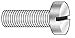 #10-24 x 1" Fillister Head Slotted Machine Screw, 500 pk.