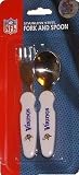 NFL Football Minnesota Vikings Baby Eating Utensils Fork and Spoon