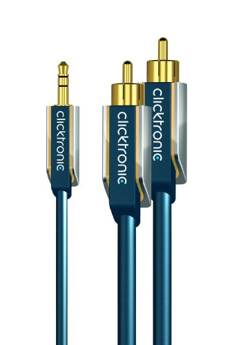 Clicktronic Advanced MP3 Adapterkabel (3,5mm Klinken-Stecker/2x Cinch-Stecker) 1 m Preisvergleich