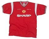 Score Draw Official Retro Manchester United 1985 FA Cup Final Shirt - X-Large