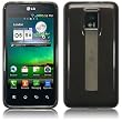 LG P990 OPTIMUS SPEED TPU SILIKON SCHUTZH�LLE CASE COVER TASCHE IN SCHWARZ + 2 x DISPLAYSCHUTZFOLIE