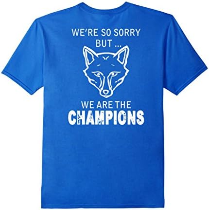 Men's We're so sorry - Leicester City Football Shirt 2XL Royal Blue