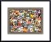 April In Paris by Kate Ward Thacker 17.00X11.00 Framed with Black Metal Frame