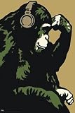 STEEZ POSTER MONKEY THINKER singe penseur (61cm x 91,5cm)