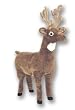 38" Soft Plush Standing Reindeer Stuffed Footrest Ottoman