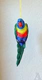 Parrot Hanging Ornament Indoor or Outdoor Use