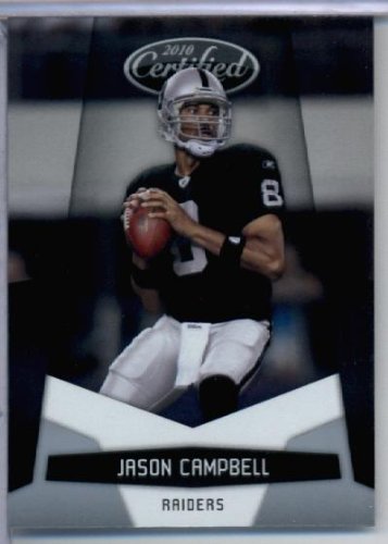 2010 Panini Certified Football Card # 109 Jason Campbell - Oakland Raiders - NFL Trading Card in Screwdown Case
