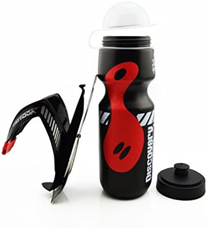 650ML Outdoor Water Bottle + Holder Cage Rack mountain MTB Cycling Bike Bicycle