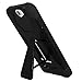 Amzer Dual Layer Hybrid KickStand Case for HTC One A9 - Black