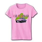 Car On Demand リブクルーネックTシャツ (ライトピンク) M