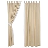 Baby Animals Tab-Top Curtain Set by Living Textiles Baby