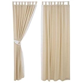 Baby Animals Tab-Top Curtain Set
