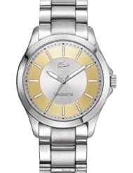 Lacoste 2000705 Watch Sofia Ladies - Golden Dial Stainless Steel Case Quartz Movement