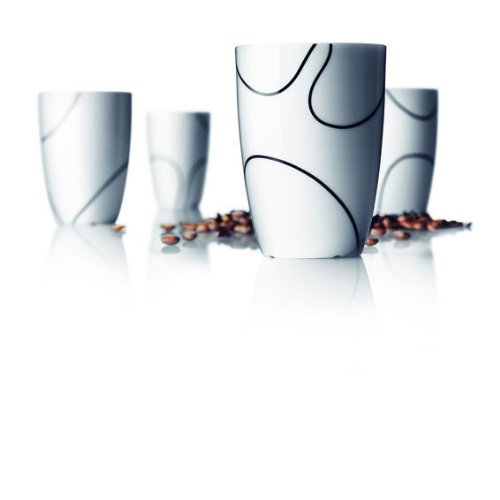 Black Contour Thermo Cup Set