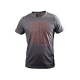 Pitico Fair Trade T-Shirt Grau - Wallpaper Orange - Slim Fitvon "Pitico"