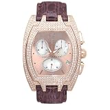 Aqua Master Mens Fancy Diamond Watch, 3.50 ctw by Aqua Master