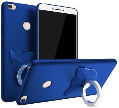 Xiaomi Mi MAX Case Plastic Hard Phone Cover High Quality Super Frosted Shield Shell Cover Hard Cover with "Otulet Free Gift Pack" (Blue)