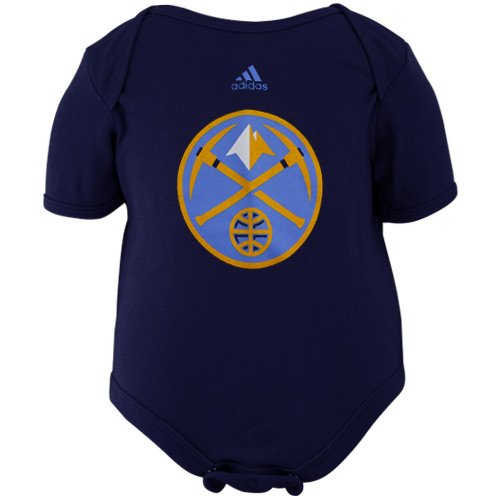 NBA adidas Denver Nuggets Infant Navy Blue Team Logo Creeper (24 Months)