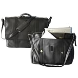 Royce Leather Deluxe Expandable 17 Laptop Brief