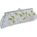 Moyna Handbags Framed Floral Sequin Evening Clutch
