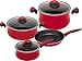 Magefesa Due Praga Red Enamel On Steel 7 Piece, Cookware Set