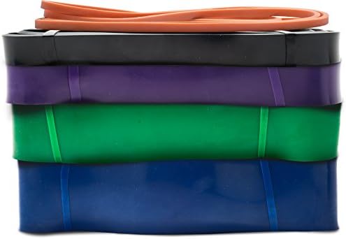 Muscle Bands TM Resistance Bands Training band for Pull-Ups, Calisthenics, weightlifting, stretching (Orange (Micro Band) 2-15 lbs)