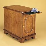 Powell Nostalgic Oak Magazine Cabinet Table