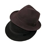 Dorfman Pacific Crushable Wool Fedora w/ 2