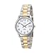 Timex T2N170 Mens Classic White Dial with Two Tone Bracelet Watch
