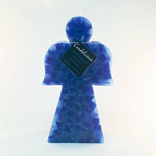 Candelicious-Blue Wax Chunks Candle Angel, Archangel Michael