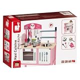 Janod - J06533 - Jouets En Bois - Maxi Cuisine - Couleur Rose