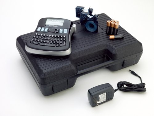 Dymo LM210D Desktop Kit Case 2 Tapes AA  Batt Ac Adapter