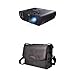ViewSonic PJD5155 SVGA HDMI DLP, 3300 Lumens Projector and ViewSonic PJ-CASE-008 Projector Soft Carrying Case, Compatible with LightStream, Black Bundle