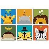 (12x12) Lot of 6 Yuko Lau Peek-A-Boo VII-XII Art Prints Posters Set
