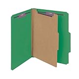 UPC 386486137332 product image for Smead Pressboard Classification File Folder with SafeSHIELD® Fasteners, 1 Divide | upcitemdb.com