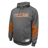 NCAA Men's Texas Longhorns Cover 2 Mesh Fleece Pullover Hood (Carbon, X-Large)