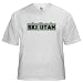 Ski Utah Skiing White T-Shirt by CafePress